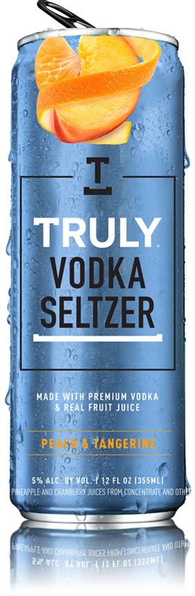 Truly Hard Seltzer Peach & Tangerine Vodka Seltzer logo
