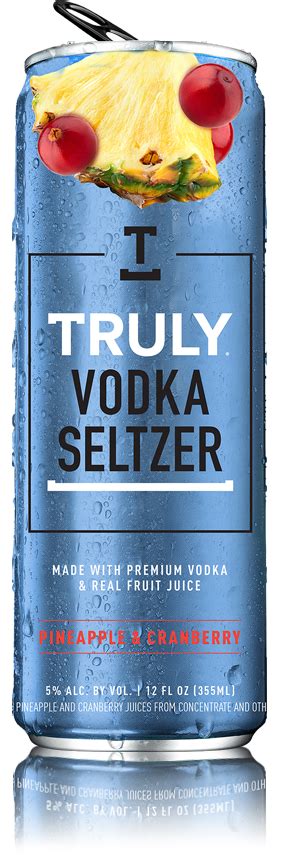Truly Hard Seltzer Pineapple & Cranberry Vodka Seltzer