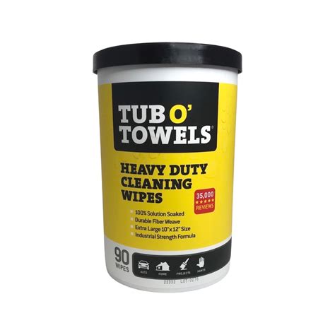 Tub O'Towels Heavy Duty Cleaning Wipes TV Spot, 'Home Cleaning Routine' created for Tub O'Towels