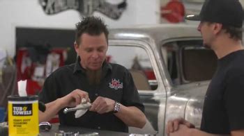 Tub O'Towels TV Spot, 'Make Shop Tools Shine' Featuring Dave Kindig featuring Kevin Schiele