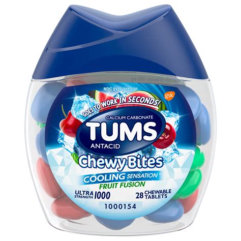 Tums Chewy Bites Cooling Sensation logo