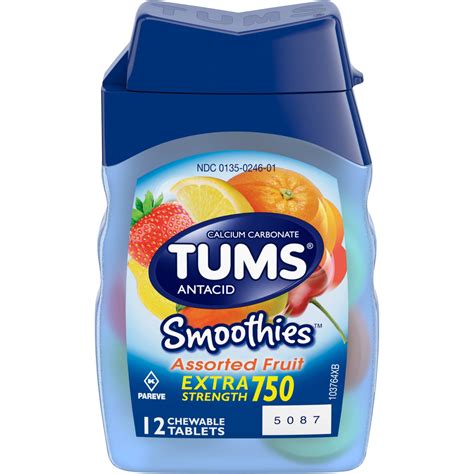 Tums Smoothies Assorted Fruit logo