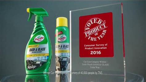 Turtle Wax Dash & Glass TV Spot, 'Product of the Year' created for Turtle Wax