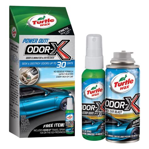 Turtle Wax Power Out! Odor-X Spray logo