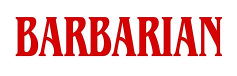 Twentieth Century Studios Barbarian logo
