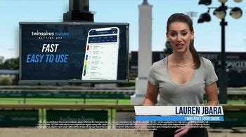 TwinSpires Racing TV Spot, 'Fast, Easy and Great Offers' featuring Lauren Jbara
