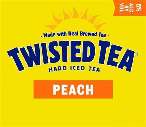 Twisted Tea Peach logo