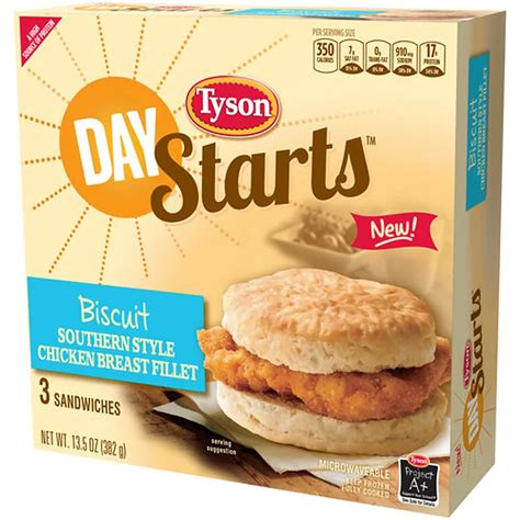 Tyson Foods Day Starts Biscuit