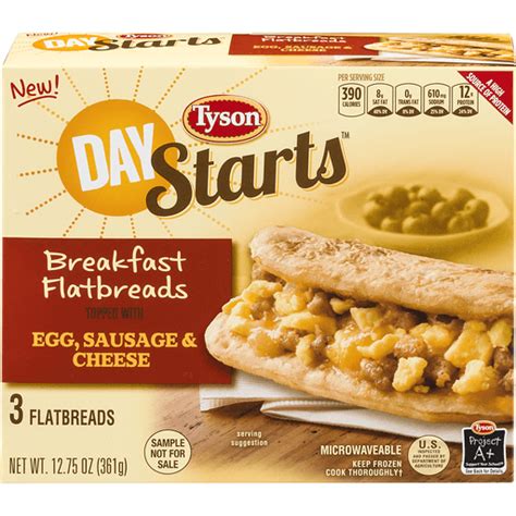 Tyson Foods Day Starts Breakfast Flatbread