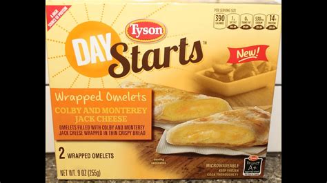 Tyson Foods Day Starts Cheese Wrapped Omelet