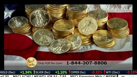 U.S. Money Reserve TV commercial - Release of Solid Gold Coins