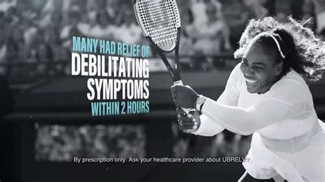 UBRELVY TV Spot, 'Anytime, Anywhere Migraine Medicine: $0' Featuring Serena Williams created for UBRELVY