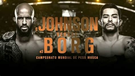 UFC 215 TV commercial - Johnson vs. Borg: histórico