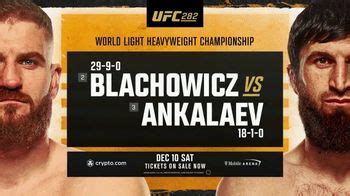 Ultimate Fighting Championship (UFC) 282 TV Spot, '2022 Las Vegas: T-Mobile Arena'