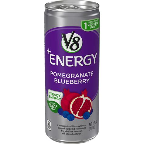 V8 Juice V-Fusion Energy Pomegranate Blueberry logo