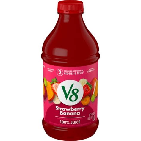 V8 Juice V-Fusion Strawberry Banana logo