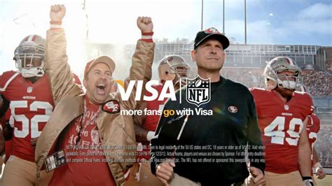 VISA NFL Fan Offers TV Commercial Featuring Jim Harbaugh created for VISA