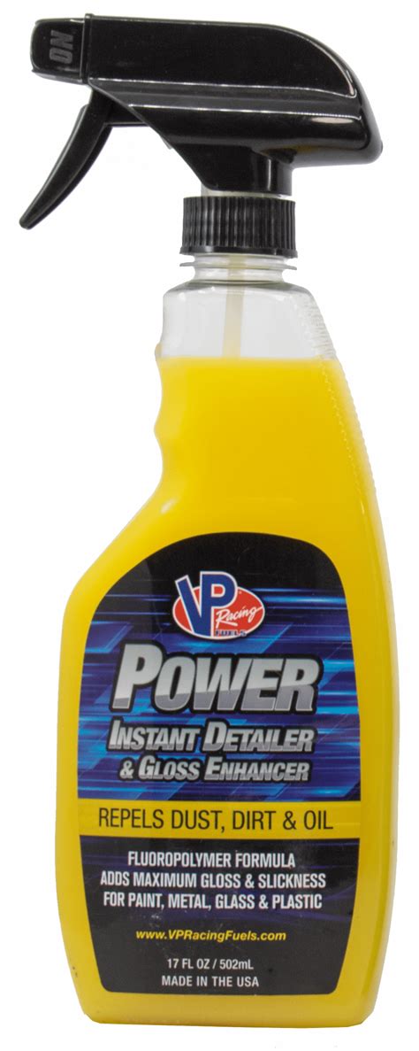VP Racing Fuels Power Instant Detailer & Gloss Enhancer Spray commercials