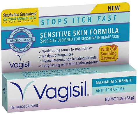 Vagisil Anti-Itch Creme Maximum Strength, Sensitive Skin Formula