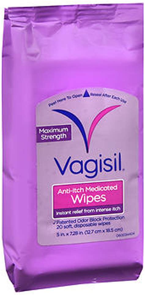 Vagisil Anti-Itch Medicated Wipes