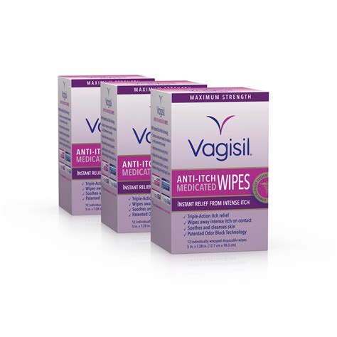 Vagisil Maximum Strength Medicated Anti-Itch Wipes logo