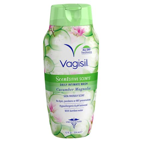 Vagisil Scentsitive Scents Cucumber Magnolia Daily Intimate Wash commercials