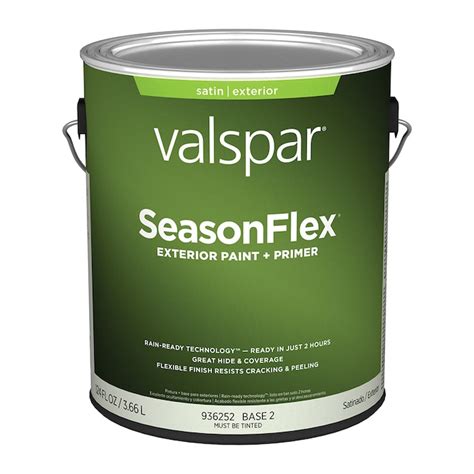 Valspar SeasonFlex Exterior Paint + Primer commercials