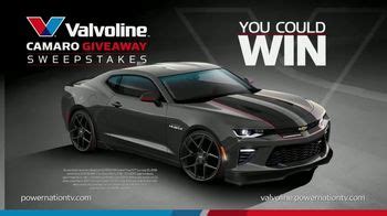 Valvoline TV Spot, 'Camaro Giveaway Sweepstakes' created for Valvoline