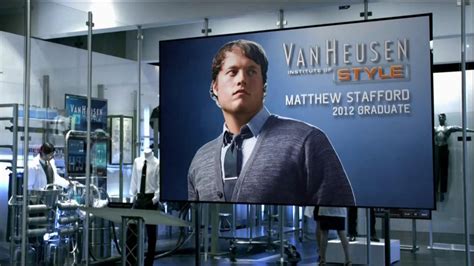Van Heusen Institute of Style TV Commercial Featuring Mathew Stafford