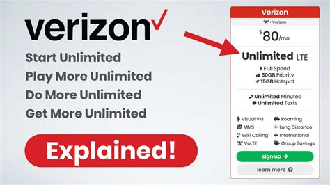 Verizon Get More Unlimited logo