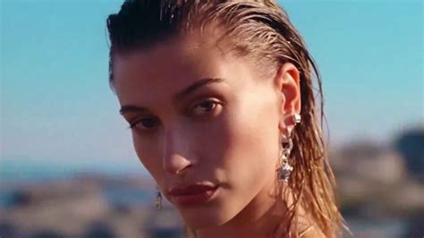 Versace Fragrances Dylan Torquoise TV Spot, 'Beach' Featuring Hailey Bieber, Song by Camp Claude featuring Hailey Bieber