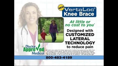 VertaLoc Knee Brace TV Spot, 'Customized Lateral Technology'