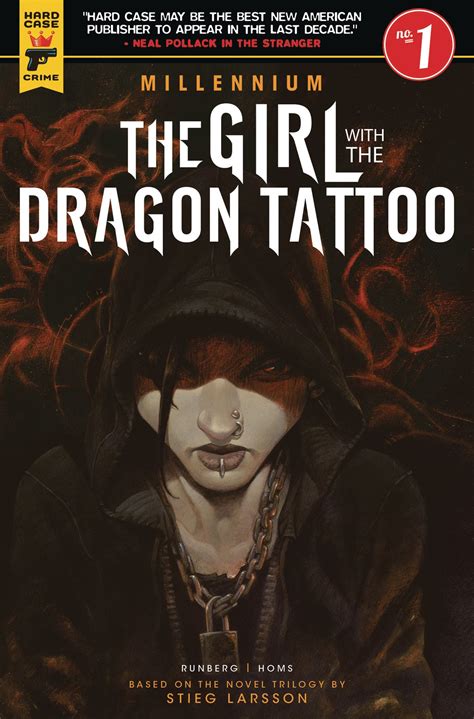Vertigo Comics The Girl with the Dragon Tattoo Book 1 logo