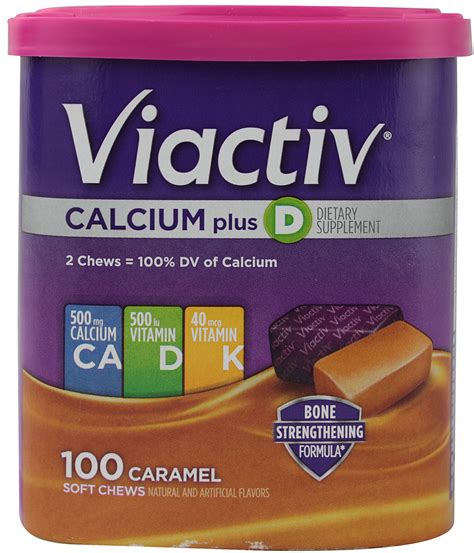 Viactiv Calcium Plus Caramel logo