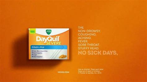 Vicks Dayquil Severe TV commercial