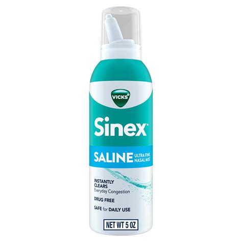 Vicks Sinex Saline Ultra Fine Nasal Mist logo