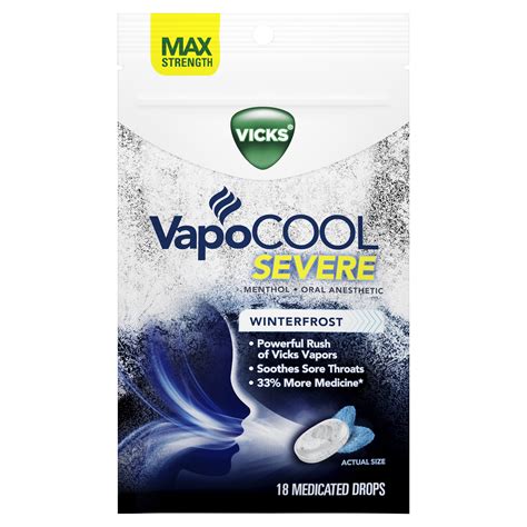 Vicks VapoCOOL Drops Severe Winterfrost logo