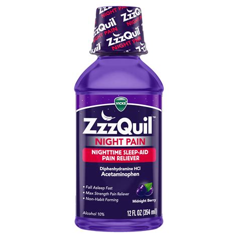 Vicks ZzzQuil Night Pain Liquid logo