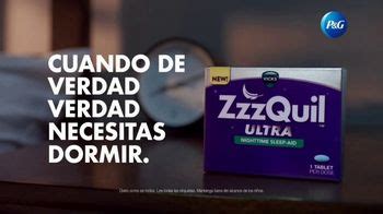 Vicks ZzzQuil Ultra TV commercial - Dormir mejor