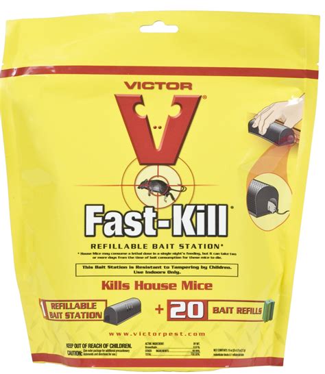 Victor Pest Fast Kill Bait Station With 20 Refills commercials