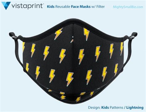 Vistaprint Kids Lightning Mask logo