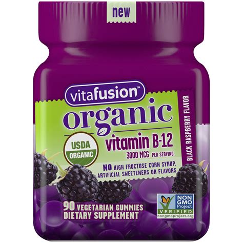 VitaFusion Organic Gummy Vitamins B12 logo