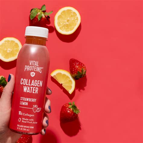 Vital Proteins Strawberry Lemon Collagen Water logo