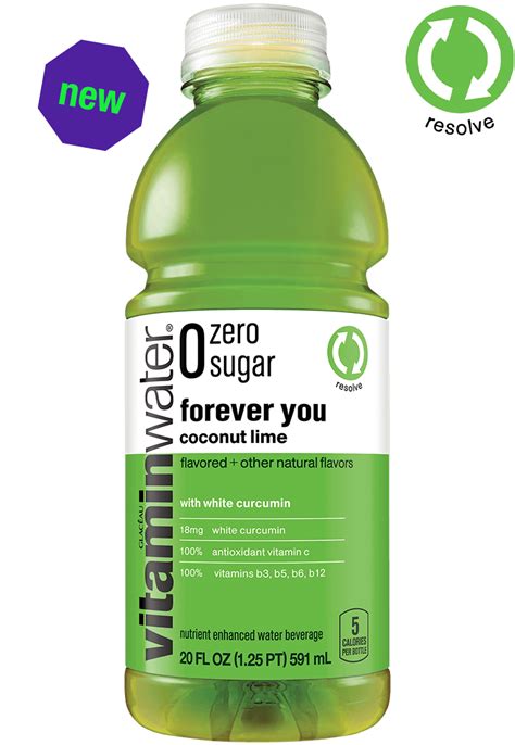 Vitaminwater Zero Sugar Forever You Coconut Lime logo