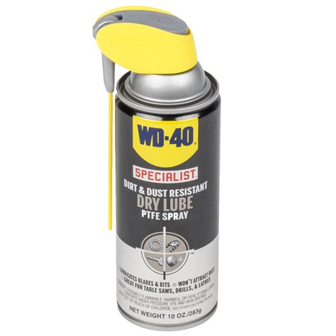 WD-40 Specialist Dirt & Dust Resistant Dry Lube Spray logo