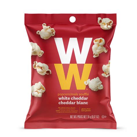 WW Popcorn White Cheddar logo