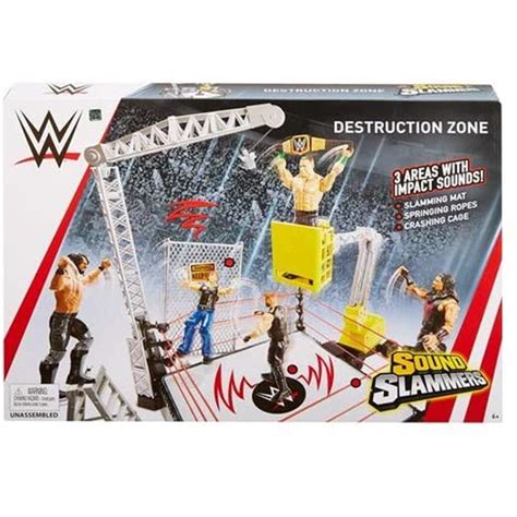 WWE (Mattel) Sound Slammers Destruction Zone Playset