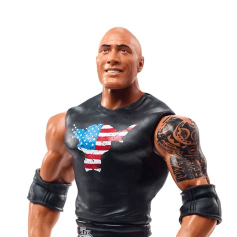 WWE (Mattel) The Rock Dwayne Johnson Top Picks Action Figure logo