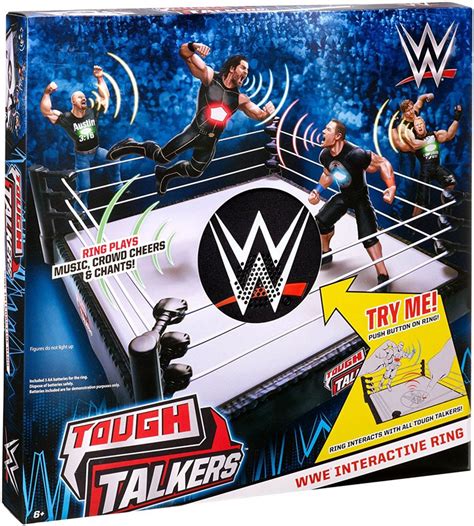 WWE (Mattel) Tough Talkers Interactive Ring Playset logo
