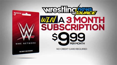 WWE Network 3-Month Subscription Gift Card commercials